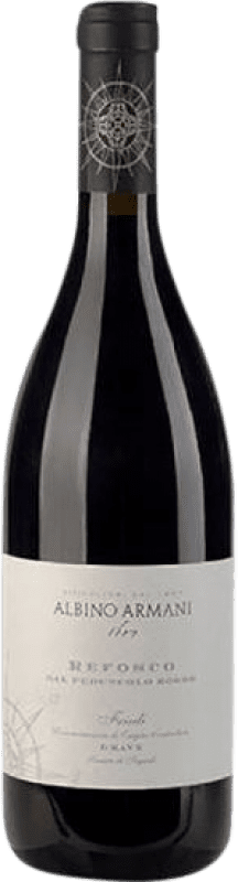 16,95 € Free Shipping | Red wine Albino Armani D.O.C. Friuli Grave Friuli-Venezia Giulia Italy Riflesso dal Peduncolo Rosso Bottle 75 cl