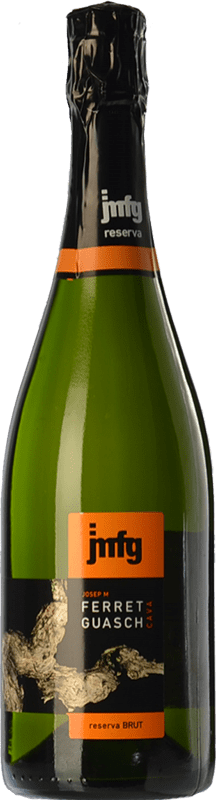 10,95 € 免费送货 | 白起泡酒 Ferret Guasch 香槟 预订 D.O. Cava 加泰罗尼亚 西班牙 Macabeo, Xarel·lo, Parellada 瓶子 75 cl
