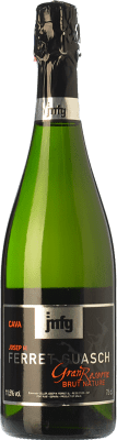 21,95 € 免费送货 | 白起泡酒 Ferret Guasch Brut Nature 大储备 D.O. Cava 加泰罗尼亚 西班牙 Macabeo, Xarel·lo, Parellada 瓶子 75 cl