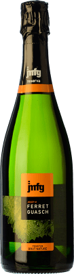 12,95 € Spedizione Gratuita | Spumante Bianco Ferret Guasch Brut Nature Riserva D.O. Cava Catalogna Spagna Macabeo, Xarel·lo, Parellada 75 cl