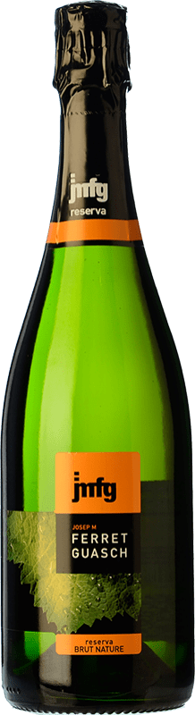 17,95 € Envío gratis | Espumoso blanco Ferret Guasch Brut Nature Reserva D.O. Cava Cataluña España Macabeo, Xarel·lo, Parellada Botella 75 cl