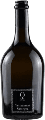 11,95 € Spedizione Gratuita | Vino bianco Quartomoro Orriu di Sardegna D.O.C. Vermentino di Sardegna Cerdeña Italia Vermentino Bottiglia 75 cl