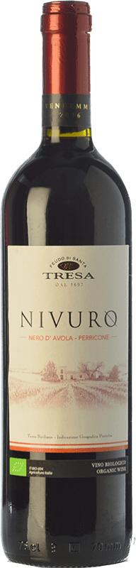 13,95 € 免费送货 | 红酒 Feudo di Santa Tresa Nìvuro I.G.T. Terre Siciliane 西西里岛 意大利 Cabernet Sauvignon, Nero d'Avola 瓶子 75 cl