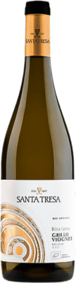 12,95 € Free Shipping | White Wine Feudo di Santa Tresa Rina Lanca I.G.T. Terre Siciliane Sicily Italy Viognier, Grillo Eco — Organic 75 cl
