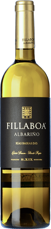 17,95 € Envoi gratuit | Vin blanc Fillaboa D.O. Rías Baixas Galice Espagne Albariño Bouteille 75 cl