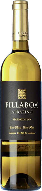 19,95 € Envoi gratuit | Vin blanc Fillaboa D.O. Rías Baixas Galice Espagne Albariño Bouteille 75 cl