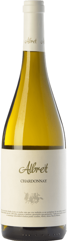 10,95 € Free Shipping | White Wine Albret Crianza — Aged D.O. Navarra Navarre Spain Chardonnay Bottle 75 cl