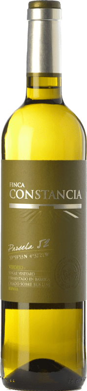 10,95 € Free Shipping | White wine Finca Constancia Parcela 52 Aged I.G.P. Vino de la Tierra de Castilla Castilla la Mancha Spain Verdejo Bottle 75 cl