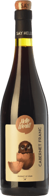 4,95 € Spedizione Gratuita | Vino Rosso Finca La Estacada Hello World Giovane I.G.P. Vino de la Tierra de Castilla Castilla-La Mancha Spagna Cabernet Franc 75 cl