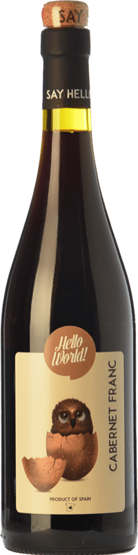 4,95 € Kostenloser Versand | Rotwein Finca La Estacada Hello World Jung I.G.P. Vino de la Tierra de Castilla Kastilien-La Mancha Spanien Cabernet Franc 75 cl