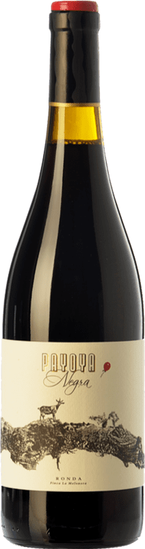 26,95 € Free Shipping | Red wine Finca La Melonera Payoya Negra Aged D.O. Sierras de Málaga Andalusia Spain Syrah, Grenache, Tintilla de Rota Bottle 75 cl