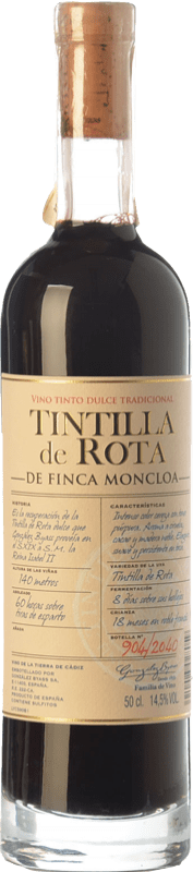 65,95 € 免费送货 | 甜酒 Finca Moncloa I.G.P. Vino de la Tierra de Cádiz 安达卢西亚 西班牙 Tintilla de Rota 瓶子 Medium 50 cl