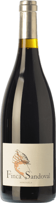 27,95 € Free Shipping | Red wine Finca Sandoval Aged D.O. Manchuela Castilla la Mancha Spain Syrah, Monastrell, Bobal Bottle 75 cl