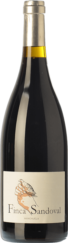 29,95 € Free Shipping | Red Wine Finca Sandoval Crianza — Aged D.O. Manchuela Castilla la Mancha Spain Syrah — Shiraz, Monastrell, Bobal Bottle 75 cl