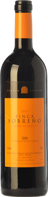 9,95 € 免费送货 | 红酒 Finca Sobreño 橡木 D.O. Toro 卡斯蒂利亚莱昂 西班牙 Tinta de Toro 瓶子 75 cl