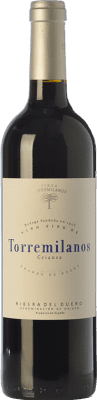 26,95 € Envío gratis | Vino Tinto Finca Torremilanos Crianza D.O. Ribera del Duero Castilla y León España Tempranillo, Cabernet Sauvignon Eco — Ecológico 75 cl