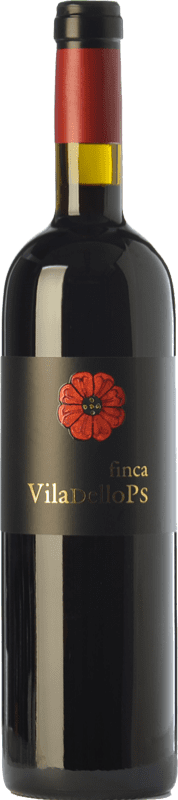 14,95 € Envío gratis | Vino Tinto Finca Viladellops Crianza D.O. Penedès Cataluña España Syrah, Garnacha Eco Ecológico Botella Magnum 1,5 L