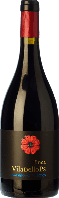 16,95 € Free Shipping | Red wine Finca Viladellops Aged D.O. Penedès Catalonia Spain Syrah, Grenache Bottle 75 cl