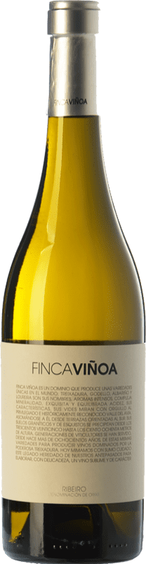 15,95 € Free Shipping | White wine Finca Viñoa D.O. Ribeiro Galicia Spain Godello, Loureiro, Treixadura, Albariño Bottle 75 cl