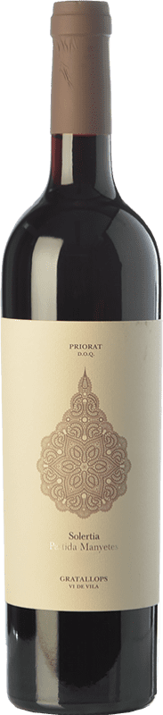 41,95 € 免费送货 | 红葡萄酒 Finques de Manyetes Solertia Crianza — 陈酿 D.O.Ca. Priorat 加泰罗尼亚 西班牙 Syrah — 西拉, Garnacha — 歌海娜, Cabernet Sauvignon — 赤霞珠 75 cl