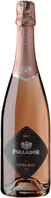 15,95 € Spedizione Gratuita | Spumante rosato Follador Cuvée Rosé I.G.T. Veneto Veneto Italia Glera, Moscato Rosa Bottiglia 75 cl