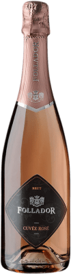 16,95 € Spedizione Gratuita | Spumante Rosato Follador Cuvée, Rosé — Rosato I.G.T. Veneto Veneto Italia Moscato, Glera 75 cl