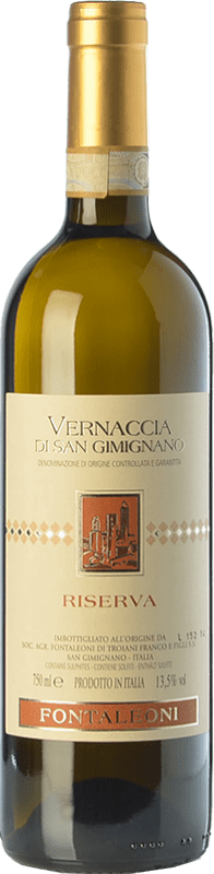 13,95 € Free Shipping | White wine Fontaleoni Riserva Reserve D.O.C.G. Vernaccia di San Gimignano Tuscany Italy Vernaccia Bottle 75 cl