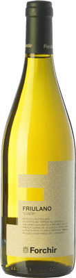 11,95 € Envío gratis | Vino blanco Forchir Lusor D.O.C. Friuli Grave Friuli-Venezia Giulia Italia Friulano Botella 75 cl