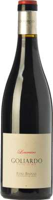 36,95 € Free Shipping | Red Wine Forjas del Salnés Goliardo Crianza — Aged D.O. Rías Baixas Galicia Spain Loureiro Bottle 75 cl
