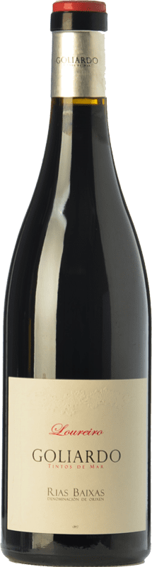 34,95 € Spedizione Gratuita | Vino rosso Forjas del Salnés Goliardo Crianza D.O. Rías Baixas Galizia Spagna Loureiro Bottiglia 75 cl