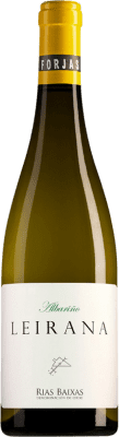 16,95 € Free Shipping | White Wine Forjas del Salnés Leirana Crianza — Aged D.O. Rías Baixas Galicia Spain Albariño — Albarinho 75 cl