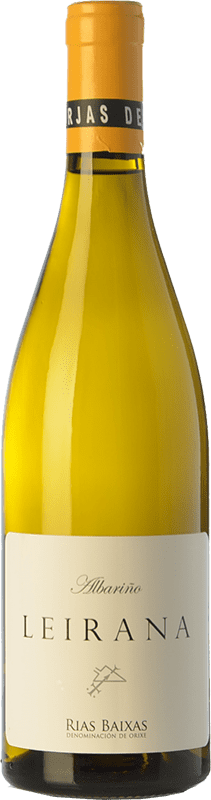 16,95 € 免费送货 | 白酒 Forjas del Salnés Leirana 岁 D.O. Rías Baixas 加利西亚 西班牙 Albariño 瓶子 75 cl