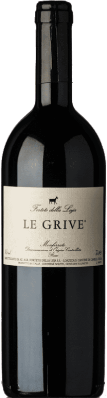 21,95 € Spedizione Gratuita | Vino rosso Forteto della Luja Le Grive D.O.C. Monferrato Piemonte Italia Pinot Nero, Barbera Biologico Bottiglia 75 cl