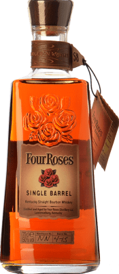 51,95 € Envio grátis | Whisky Bourbon Four Roses Single Barrel Kentucky Estados Unidos Garrafa 70 cl