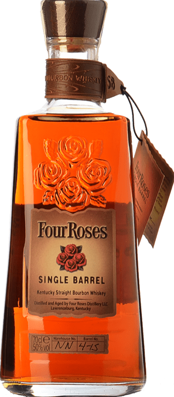 49,95 € 免费送货 | 波本威士忌 Four Roses Single Barrel 肯塔基 美国 瓶子 70 cl