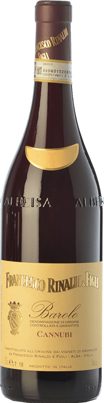 72,95 € Envio grátis | Vinho Tinto Francesco Rinaldi Cannubi D.O.C.G. Barolo Piemonte Itália Nebbiolo 75 cl