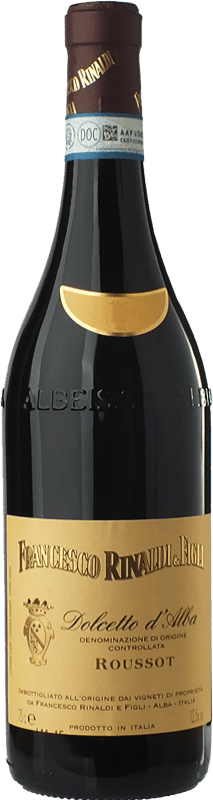 19,95 € Envoi gratuit | Vin rouge Francesco Rinaldi Roussot D.O.C.G. Dolcetto d'Alba Piémont Italie Dolcetto Bouteille 75 cl