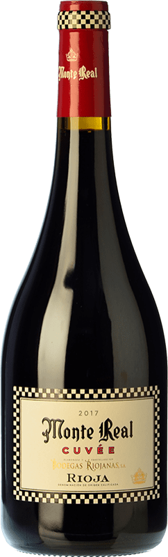 19,95 € Envío gratis | Vino tinto Bodegas Riojanas Monte Real Cuvée D.O.Ca. Rioja La Rioja España Tempranillo, Graciano Botella 75 cl