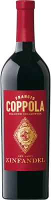 29,95 € Spedizione Gratuita | Vino Rosso Francis Ford Coppola Diamond Zinfandel Crianza — Invecchiato in Botte I.G. California California stati Uniti Petite Syrah, Zinfandel 75 cl