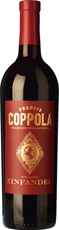 19,95 € Бесплатная доставка | Красное вино Francis Ford Coppola Diamond Zinfandel старения I.G. California Калифорния Соединенные Штаты Petite Syrah, Zinfandel бутылка 75 cl