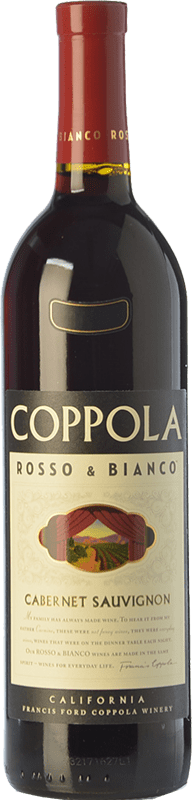 15,95 € 送料無料 | 赤ワイン Francis Ford Coppola Rosso & Bianco Crianza — クリアンサ I.G. California カリフォルニア州 アメリカ Cabernet Sauvignon — カベルネ・ソーヴィニヨン ボトル 75 cl