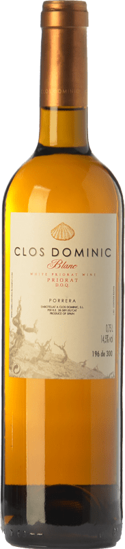 39,95 € Free Shipping | White wine Clos Dominic Blanc Aged D.O.Ca. Priorat Catalonia Spain Grenache White, Macabeo, Riesling, Pedro Ximénez, Picapoll Bottle 75 cl