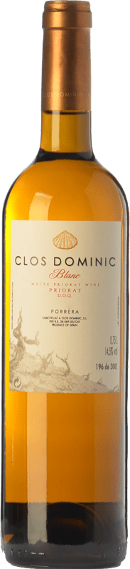 31,95 € Бесплатная доставка | Белое вино Clos Dominic Crianza — Крианса D.O.Ca. Priorat Каталония Испания Garnacha — Гренаш, Macabeo — Макабео, Riesling — Рислинг, Pedro Ximénez, Picapoll — Пикаполь Бутылка 75 cl