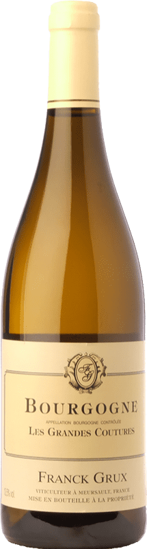 19,95 € 送料無料 | 白ワイン Franck Grux Les Grandes Coutures Crianza — クリアンサ A.O.C. Bourgogne ブルゴーニュ フランス Chardonnay — シャルドネ 75 cl