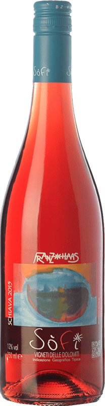 10,95 € Envio grátis | Vinho Tinto Franz Haas Sofi I.G.T. Vigneti delle Dolomiti Trentino Itália Schiava 75 cl