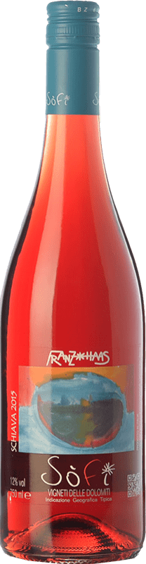 10,95 € Spedizione Gratuita | Vino rosso Franz Haas Sofi I.G.T. Vigneti delle Dolomiti Trentino Italia Schiava Bottiglia 75 cl