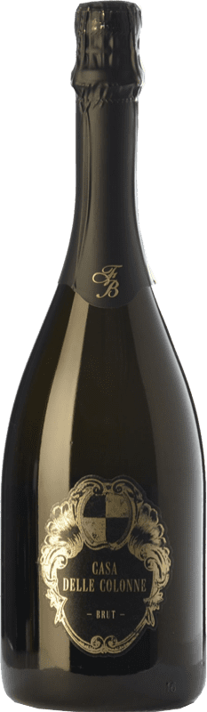 53,95 € Kostenloser Versand | Weißer Sekt Fratelli Berlucchi Casa delle Colonne Brut — Herb D.O.C.G. Franciacorta Lombardei Italien Pinot Noir — Spätburgunder, Chardonnay 75 cl