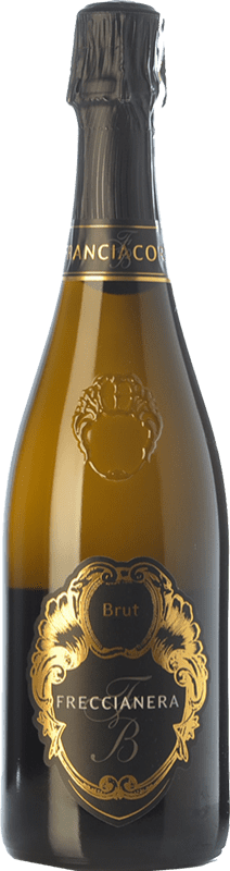 25,95 € Бесплатная доставка | Белое игристое Fratelli Berlucchi Freccianera брют D.O.C.G. Franciacorta Ломбардии Италия Pinot Black, Chardonnay, Pinot White бутылка 75 cl