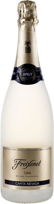 9,95 € Envoi gratuit | Blanc mousseux Freixenet Carta Nevada Brut D.O. Cava Catalogne Espagne Macabeo, Xarel·lo, Parellada Bouteille 75 cl