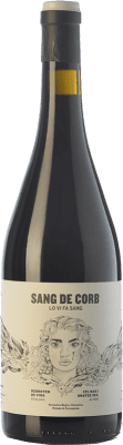 24,95 € Free Shipping | Red wine Frisach Sang de Corb Negre Aged D.O. Terra Alta Catalonia Spain Grenache, Carignan, Grenache Hairy Bottle 75 cl